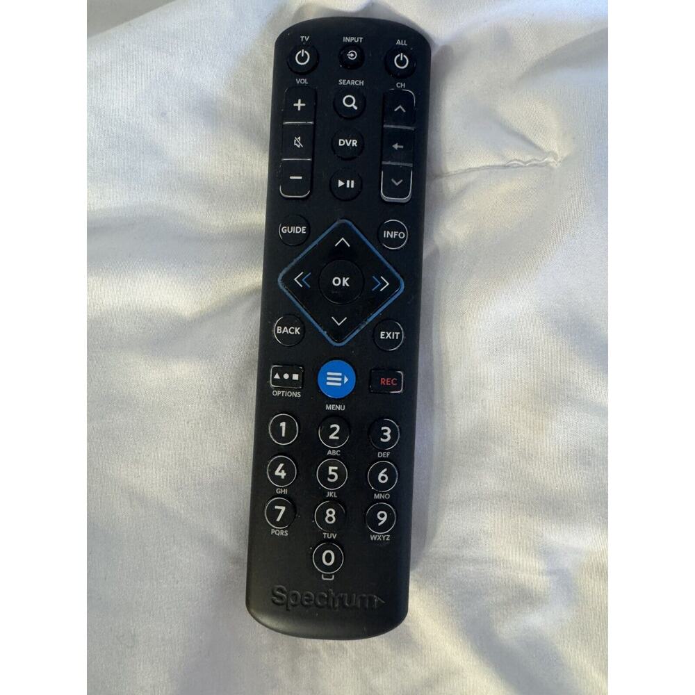 Spectrum Cable Universal Remote Control URC1160 SR-002-R TV Controller Replace